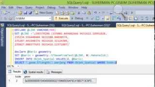 Bekerja dengan LINESTRING di SQL Server Spatial [upl. by Niotna]