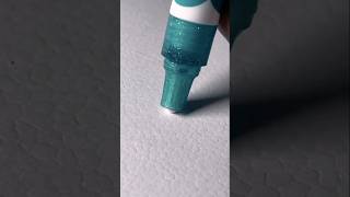 Bright markerglitter pen✨as smrsatisfying viralvideo gliterpen art [upl. by Boru]