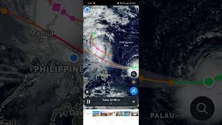 Update and Location of Typhoon ofel and Tropical Storm pepito as of 540 pm [upl. by Saied]