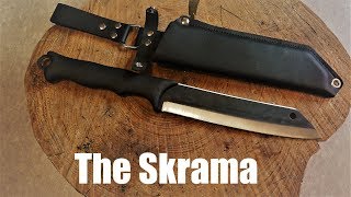 Varusteleka Terävä Skrama Bush Knife Carbon Steel [upl. by Strep406]