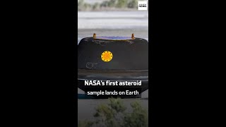 NASA’s first asteroid sample lands on Earth [upl. by Dorice]