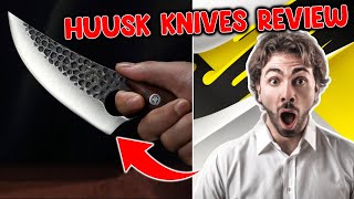 🐙 Huusk Knives Review 🔪 Japanese SamuraiInspired Chef Knives 🍒 Huusk Knife Review [upl. by Lyudmila]