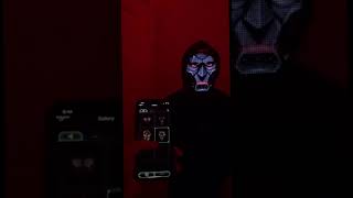 Display LED Light Mask for Halloween  masques dHalloween les plus vendus aliexpress halloween [upl. by Girvin]