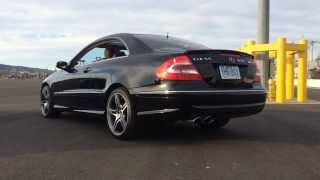 Clk55 AMG with straight pipe [upl. by Nyrret]