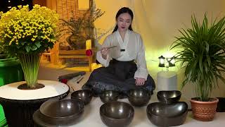 Heal Yourself with Tibetan Bowl Meditation Music and Relaxing Sounds [upl. by Spatz]