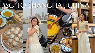 SG TO SHANGHAI CHINA first time in china coffee cafe amp bars exploring the city 飛去上海四天三夜 VLOG [upl. by Ytima86]