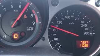 Nissan 370Z 2016 acceleration 0240 kmh [upl. by Kimberley768]