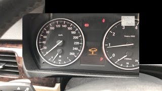 Senzor uzura placute frana  resetare martor placute frana BMW E90 seria 3 [upl. by Eilagam363]