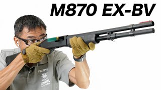 レミントン M870 EX BV ライブシェルショットガン マルゼン ガスガン レビュー 2023年9月 再販 [upl. by Yatnoj]