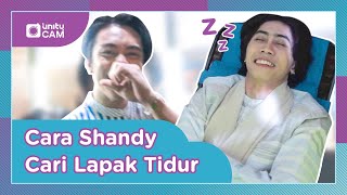 Eng Tips Tidur Nyenyak di Lokasi Shooting Ala Shandy UN1TYCam [upl. by Sanderson]