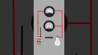 How to install ampere and voltmeter  ampere or voltmeter kese lagaye shorts youtubeshorts [upl. by Ydeh630]