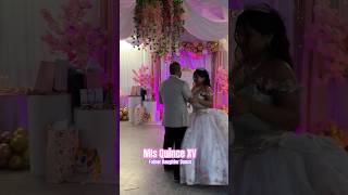 Beautiful Quinceañera Father Daughter Dance 💕💜💕Quinceañera celebrationmisquincedanceshort [upl. by Arreic]