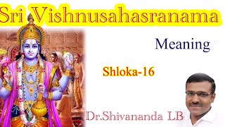 Vishnusahasranama meaning Kannada byDrShivananda [upl. by Friday248]