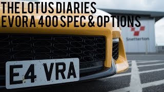 JayEmms Lotus Diary 2 Speccing your Evora 400 UHD [upl. by Nerrej]