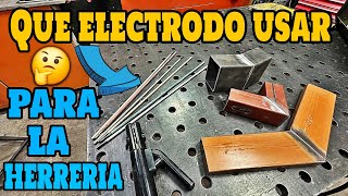 🤔 Que ELECTRODO usar para INICIAR en la HERRERÍA y QUE AMPERAJE USAR 🔥 [upl. by Sven503]