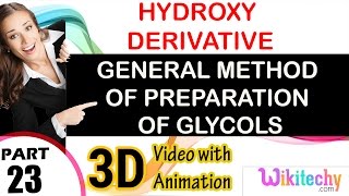 general method of preparation of glycols hydroxy derivation class 12 chemistry subject notes cbse [upl. by Otreblig]