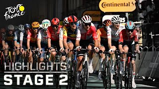 Tour de France 2024 Stage 2  EXTENDED HIGHLIGHTS  6302024  Cycling on NBC Sports [upl. by Aicilav966]