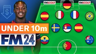 BARGAIN FM24 Wonderkids Team Under 10M  Football Manager 2024 Wonderkids [upl. by Pliam66]