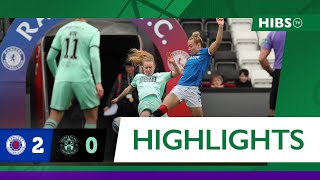 Highlights Rangers 2 Hibernian 0  Scottish Womens Premier League [upl. by Enneyehc]