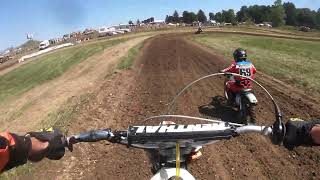 2024 Mid Ohio Vintage Days Vintage MX moto 2 1974 YZ250A [upl. by Adniles]