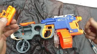 NERF HyperFire Motorized Elite Blaster 25Dart Drum [upl. by Frasquito]