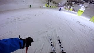 INDOOR SKIING at Milton Keynes Snozone 2016 [upl. by Adlare]