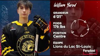 Espoirs LHJMQ Fenplast  William Yared [upl. by Nilhsa]