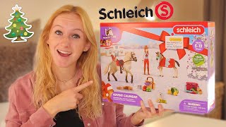 Schleich PAARDEN ADVENTSKALENDER UNBOXING 2022 🤩🎄  Daphne draaft door [upl. by Ferriter544]