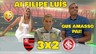 CHORA RENATA FAN KKK  FLAMENGO 3x2 INTERNACIONAL  OLHA O QUE ELA FALOU [upl. by Irneh]