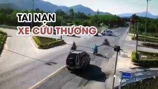 Xe chở bệnh nhân ung thư về quê bị tai nạn y tá văng xuống đường [upl. by Vihs]