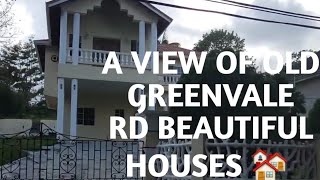 A VIEW OF OLD GREEN VALE RD BEAUTIFUL HOUSES IN MANDEVILLE MANCHESTER 🏘 [upl. by Whitehurst589]