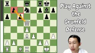 Playing Against the Grunfeld Defense My Game Against a 2113 ELO Rated Player Online [upl. by Kelton]