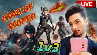 😎KING OF SNIPER 1v3😎 Only Sahil LION LIVE🛑tdm1v1live short 1v1 shortsfeed tdp [upl. by Alethia]