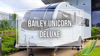 2025 Bailey Unicorn Deluxe  Cabrera and Vigo caravan walk around [upl. by Isnyl]