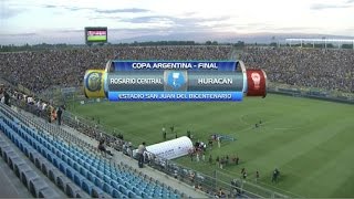 Fútbol en vivo Rosario Central  Huracán Final Copa Argentina Fútbol Para Todos [upl. by Alene]