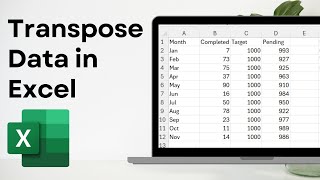 How to Transpose Rotate Data in Excel Step by Step [upl. by Carli]