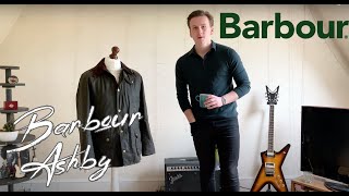 Barbour Ashby Olive Wax Jacket  Wax and Tartans [upl. by Hcir]