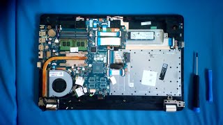 How To Open Hp 250 G6 Laptop After Someone Dropped It On The Floor Freegle Find November 2024 Part 1 [upl. by Htiduy485]