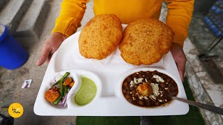 Huge Making of Delhi Famous Nagpals Chole Bhature Rs110 Only l Delhi Street Food [upl. by Nelleus]