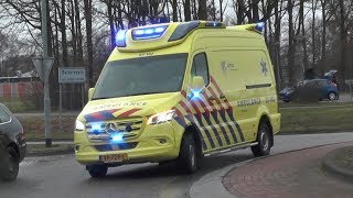 Primeur amp Wail A1 Otaris S Ambulance 03102 Beilen naar melding in Beilen [upl. by Luise]