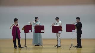 風の戯れ 2楽章 八木澤教司 フルート4重奏 Capricious Winds 2nd mov Satoshi YAGISAWA Flute Quintet [upl. by Idorb974]