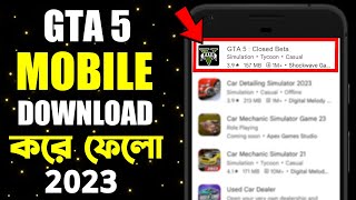 GTA 5 Mobile Release From Play Store  GTA V Mobile For Android  GTA 5 Mobile Version [upl. by Renae540]