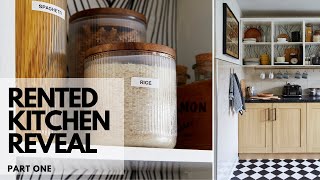 RENTED KITCHEN REVEAL  PART 1 [upl. by Skell442]