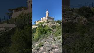 Exploring Greek islands Lighthouse panoramic views on Salamina [upl. by Eon609]