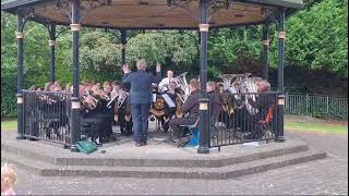 Dunmore Silver Band  Scarva Band Stand 30th June 2024 9 [upl. by Lisk]