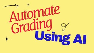 AutoGrader  ai projects [upl. by Olin]