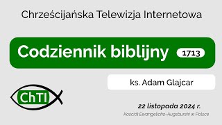 Codziennik biblijny Słowo na dzień 22 listopada 2024 r [upl. by Alien]