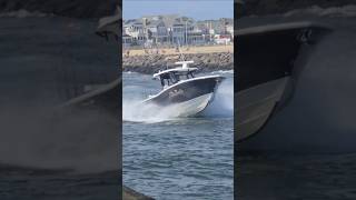 Boat  Slainte  Manasquan Inlet To The Point Pleasant Beach Ocean [upl. by Mullen]