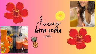 Juicing with Sofia l Tropical Glow Immune Support Juice [upl. by Rebbecca491]