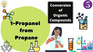 Conversion 1 Propanol from Propane [upl. by Loredana848]